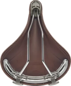 Bontrager Electra Classic Faux Leather Fietszadel -Goedkope Efiets Kopen Winkel electra classic faux leather fietszadel brown underneath 2 2