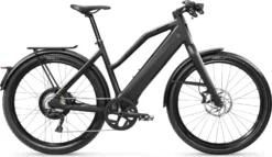 Stromer ST3 2021 -Goedkope Efiets Kopen Winkel stomer st32021 dames zwart speedpedelecs zijkant urbanstem